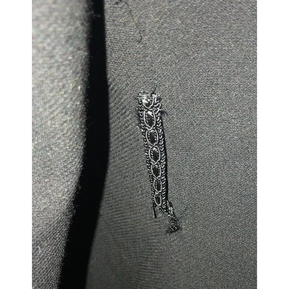 Vintage St John Griffith‎ Gray Black Wool Pocket Blazer Jacket Longline 8 NWT - Picture 9 of 15